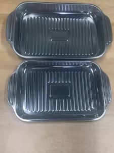 Nampan Panggangan Ikan Stainless & Piring Panci Panggang Baking Tray PH C1213