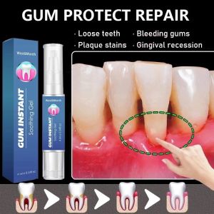 Gum Instant Soothing Gel Gum Repair Gum Therapy Gel Gingival Care gel Receding Gums Inflammation Relieve Teeth Whitening Gel Repair Bad Breath