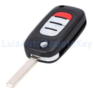 3/ 4 Buttons Flip Remote Car Key Fob 433MHz 4A Chip for Mercedes Benz Smart Fortwo 453 Forfour 2015 2016 2017 FCC ID: CWTWB1G767