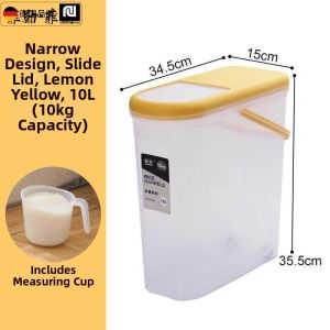JOSEN LIGHTING | Pest-Proof Moisture-Resistant Sealable Rice Storage Box 10kg