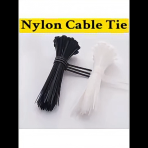 100pcs Heavy Duty Cable Tie (4"/ 6"/ 8"/ 10" / 12") (BLACK/WHITE) (100mm / 150mm / 200mm / 250MM / 300mm)