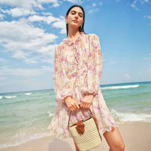 Koradior | Floral French Style Fitted Dress Skirt