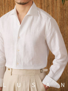 Breathable Lightweight 100 Linen Mens Shirt
