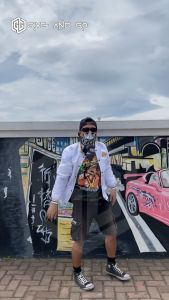 Varsity Jacket Pria Wanita Lakers Bomber Series Full Bordir Premium