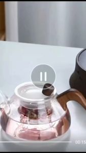 Ready stock Glass teapot electric ceramic stove tea stove small tea boiler high temperature resistant single pot household health-preserving scented tea tea