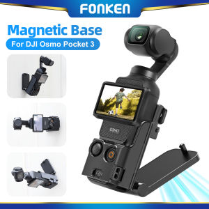 Fonken Mag/netic Mount Stand Camera Holder For DJI Osmo Pocket 3 Accessories Adapter Wall-Mounted Car Clamp Mag/net Suction Case