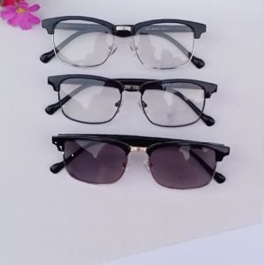 แว่นกรองแสงสีฟ้า+ออกแดดเปลี่ยนสี เลนส์บลูฯออโต้ ทรงเหลี่ยม CGA63-65