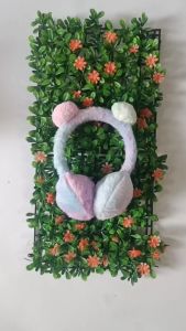 Earmuff Bulu Rainbow Pompom Earmuff Bulu Warna-warni Penutup Telinga Traveling Winter Lucu | 5841 [TERMURAH!!!]