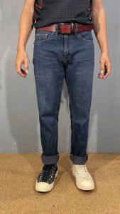 Mr.Land Celana Jeans Panjang Pria Standar Gombrong Denim Reguler