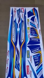 (COD) SMASH STICKER STRIPING MOTOR SUZUKI SMASH IP.09 STRIPING VARIASI RACING PETRONAS