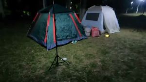 VN 1680 Lumen Portable LED Work Lights with Stand Telescoping Tripod Outdoor Light Powered by USB 5V Camping Lanterns