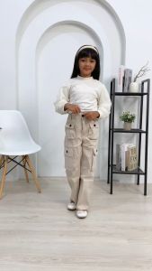 Celana Cargo Anak Perempuan Kombinasi & Street Style