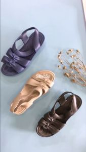 SandSo - 3006 Polos Shoes Wanita Sepatu Sandal Flip Flop Flipper Sendal Karet Slip On Slipper Slide Jelly Flat Teplek Tapak Slop Selop Sol Sole Mule Polos Rumah Kamar Mandi Kantor Pantai Perempuan Dewasa Serbaguna Multifungsi Anti Licin Air Selip