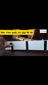 Móc treo quần áo gắn tường gỗ đã qua xử lý móc chịu ẩm loại 5 móc không khoan tường