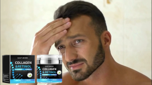 Eelhoe Mens Anti-Wrinkle Cream Anti-Wrinkle Collagen Retinol Hyaluronic Acid Vitamin E Moisturizer Skin Care Facial Moisturizer Mens Collagen 50g