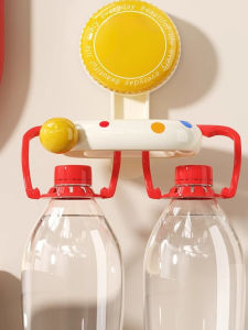 ตู้เก็บเครื่องปรับอากาศแบบผูกพันจุดติดด้วยสูญญากาศลายจุด เครื่องสำอาง ที่แขวนเครื่องมือสำหรับผมแบบไม่ต้องเจาะ