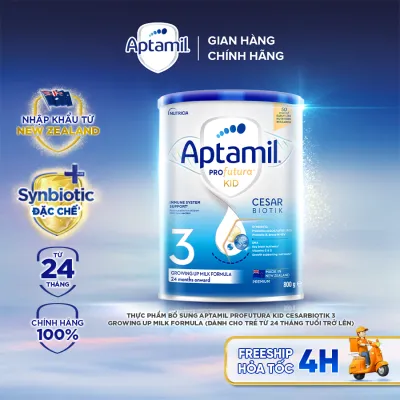 [MUA LÀ CÓ QUÀ] Sữa bột Aptamil Profutura Kid Cesarbiotik New Zealand số 3 - SYNBIOTIC ĐẶC CHẾ dành cho bé từ 2 đến 6 tuổi