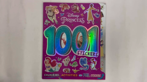 Disney Princess 1001 Stickers Book With Activities Colouring & Foil Stickers For Children