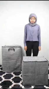 Storage Box Lipat Organizer Only 4 Size Motif Aesthetic Tempat Penyimpanan Baju Multifungsi XZ-2