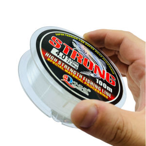 Limnoid 100m Nylon Fishing Line 3.8kg-21kg Shock Absorption Fast Water Cutting Fluorocarbon Coated Line For Saltwater Freshwater