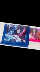 iSchoolDy Kids Anime Demon Slayer Trifold Wallet Dompet Budak