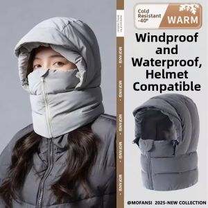 JIFANPAUL | Waterproof Windproof Winter Cycling Hat with Face Mask and Neck Warmer