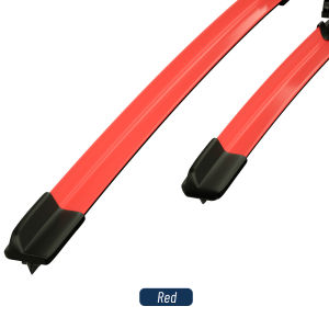 For Honda Civic 10 2016-2019 2017 2018 2pcs Front Windshield Windscreen Wiper Blades Red Blue