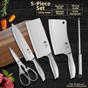 Stainless Steel Home Use Knife Combination Set