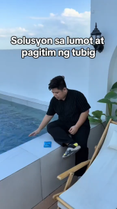 Sterilization Rate 99.99% - Water Turns Blue Chlorine for Swimming Pool Algaecide for Pools Spa Clean Natural Minerals