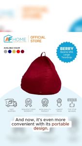 Sonny Bean Bag with Free Large Bolster Pillow