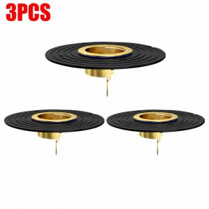 1-10Pcs Adjustable Floor Drain Core Brass Insert Rubber Cover Silicone Seal Shower Bathroom Kitchen Drain Odor Control Accessory