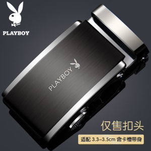 Playboy Mens High-End Alloy Belt Buckle Automatic Middle-aged And Young Waist Head Pants Belt Card Buckle