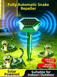 ZCA | Solar Ultrasonic Powerful Long-Lasting Snake and Rodent Repeller