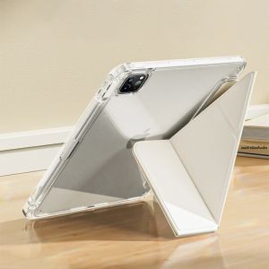 เคส iPad Air 11 นิ้ว M3 2025 รุ่น Air 7th 6 11 นิ้ว แบบพับได้หลายทบ สำหรับ iPad A16 11th 2025 Air 13 Pro 12.9 2022 Pro 11