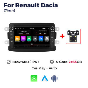 MEKEDE WIFI Autoradio 7" for Dacia Logan Dokker Duster Sandero Lodgy 2012-2017 Renault Captur Symbol Carplay Multimedia Car GPS