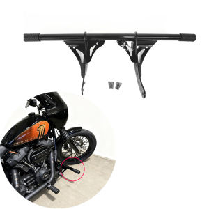 แท่งป้องกันเครื่องยนต์กันล้มบนทางหลวงด้านหน้าพร้อมกันล้มตะขอผู้โดยสารด้านหลังสำหรับ Harley Davidson มาตรฐานซอฟต์เทลมรดกโลกแบบคลาสสิคสตรีทบ็อบคนขี่ต่ำ S 2018-2025