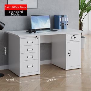 With Drawer And Lock Office Table