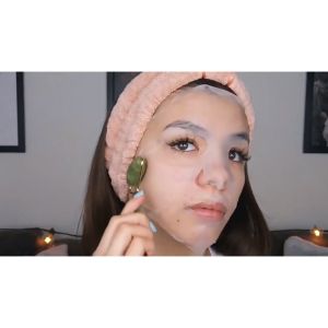 Miếng Đá Guasha Mát Xa Mặt Tấm ngọc Gua Sha Tấm massage Gua Sha -Lumbley