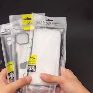 500 Chiếc Túi Đóng Gói OPP Trong Suốt Tự Dính Dùng Cho Bao Da Điện Thoại PC TPU Bao Bì Nhựa Trung Tính Cho Hộp Điện Thoại Di Động