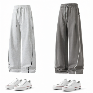 Paul Frank | Striped Loose Comfortable Straight Leg Summer Sport Pants