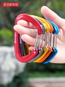 Xinda | Móc Khóa Leo Núi Hình Chữ D Xinda 16KN Khóa An Toàn Móc Leo Núi Bằng Nhôm Phụ Kiện Leo Núi Ngoài Trời