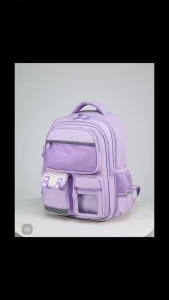 Kuromi Double-Deck Large Capacity School Bag Waterproof Girl Bag pack Student School Bags Pocket