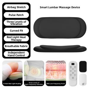 Pneumatic Lifting Vibration Thermal Pulse Back and Waist Massager