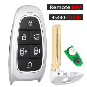 KEYECU PN: 95440-S1540 95440-S1640 TQ8-FOB-4F44 433MHz ID47 Chip Keyless-Go Smart Remote Key Fob for Hyundai Santa Fe 2021-2024