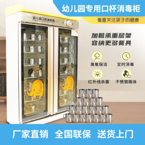 Commercial Stainless Steel Disinfection Cabinet for Kindergarten Tea Water Cabinet Meal Cabinet High Temperature Disinfection Machine Early Education Center