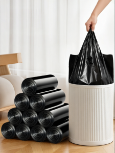 CHUSHE | Thickened Home-use Black Trash Bags Medium/Large