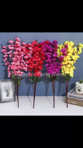 7 stem Simulation cherry blossom peach blossom branch artificial flower sakura silk flower home room wedding decoration
