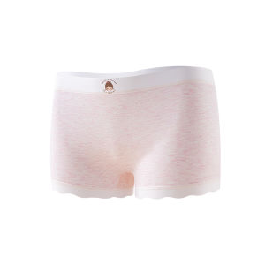 Miiow | Pure Cotton Antibacterial Childrens Underwear Girls Flat Angle Pants Middle School Students Four Corner Pants Soft Elastic Fibers