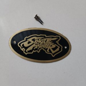 logo sangkar single fighter oval hitam