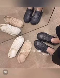 Fashion plus size rubber material hand-work style sandal (36-45 size )